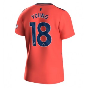 Everton Ashley Young #18 Replika Udebanetrøje 2023-24 Kortærmet